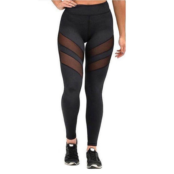 Women’s High Fashion Criss Cross Workout Leggings - Picture 3 of 3